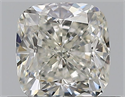 Natural Diamond 0.70 Carats, Cushion with  Cut, J Color, VS1 Clarity and Certified by GIA