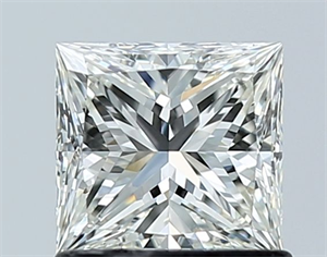 Picture of Natural Diamond 0.90 Carats, Princess with  Cut, H Color, VS2 Clarity and Certified by GIA