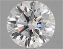 Lab Grown Diamond 3.08 Carats, Round with Excellent Cut, D Color, VVS1 Clarity and Certified by GIA