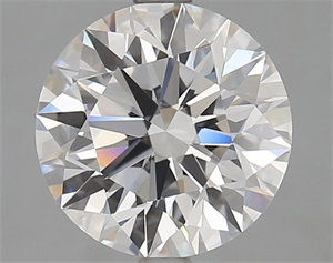 Picture of Lab Grown Diamond 3.08 Carats, Round with Excellent Cut, D Color, VVS1 Clarity and Certified by GIA