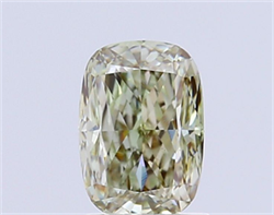 Picture of Lab Grown Diamond 2.01 Carats, CUSHION MODIFIED with  Cut, Fancy Green Color, VS1 Clarity and Certified by IGI