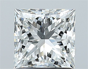 Foto Diamante Natural 1.07 quilates, Princesa , Color G, claridad VS1 y certificado GIA de