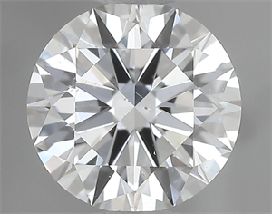 Foto Diamante Natural 0.58 quilates, Redondo , Color E, claridad SI1 y certificado GIA de