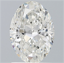Natural Diamond 1.11 Carats, Oval with  Cut, G Color, SI1 Clarity and Certified by IGI