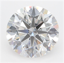 Lab Grown Diamond 3.64 Carats, Round with Ideal Cut, F Color, VVS1 Clarity and Certified by IGI