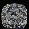 Natural Diamond 1.76 Carats, Cushion with  Cut, D Color, SI2 Clarity and Certified by GIA
