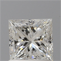 Natural Diamond 1.00 Carats, Princess with  Cut, G Color, VS2 Clarity and Certified by GIA