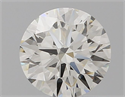 Natural Diamond 0.70 Carats, Round with Excellent Cut, H Color, VVS1 Clarity and Certified by IGI