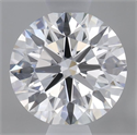 Del inventario de diamantes de laboratorio, 0.72 quilates, Redondo , Color D, claridad VVS2 y certificado IGI