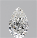 Diamante Natural 0.50 quilates, De pera , Color H, claridad VS1 y certificado GIA