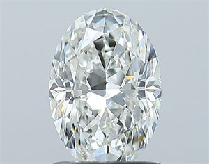 Picture of Natural Diamond 1.05 Carats, Oval with  Cut, H Color, VS2 Clarity and Certified by GIA