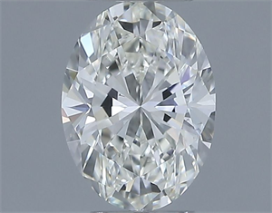 Picture of Natural Diamond 0.60 Carats, Oval with  Cut, H Color, VS1 Clarity and Certified by IGI