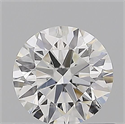 Natural Diamond 0.70 Carats, Round with Excellent Cut, F Color, SI2 Clarity and Certified by GIA