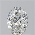 Natural Diamond 0.56 Carats, Oval with  Cut, G Color, VVS1 Clarity and Certified by GIA