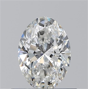 Picture of Natural Diamond 0.56 Carats, Oval with  Cut, G Color, VVS1 Clarity and Certified by GIA