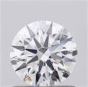 Lab Grown Diamond 0.77 Carats, Round with Ideal Cut, D Color, VVS1 Clarity and Certified by IGI