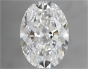 Natural Diamond 0.76 Carats, Oval with  Cut, E Color, VS1 Clarity and Certified by GIA