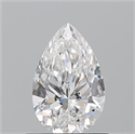 Natural Diamond 0.73 Carats, Pear with  Cut, F Color, SI1 Clarity and Certified by GIA