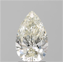 Natural Diamond 1.73 Carats, Pear with  Cut, K Color, VVS1 Clarity and Certified by GIA