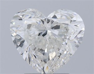 Picture of Natural Diamond 3.01 Carats, Heart with  Cut, G Color, SI2 Clarity and Certified by HRD