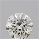 Natural Diamond 0.50 Carats, Round with Excellent Cut, K Color, VVS2 Clarity and Certified by GIA