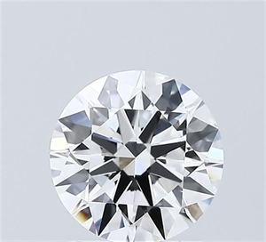 Picture of Lab Grown Diamond 1.52 Carats, Round with Ideal Cut, F Color, VVS2 Clarity and Certified by IGI