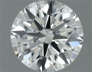 Foto Diamante Natural 0.51 quilates, Redondo , Color J, claridad VS1 y certificado IGI de