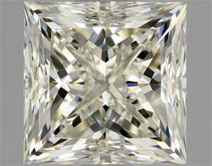 Picture of Natural Diamond 1.01 Carats, Princess with  Cut, K Color, VVS2 Clarity and Certified by GIA