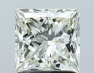 Foto Diamante Natural 1.50 quilates, Princesa , Color K, claridad IF y certificado IGI de