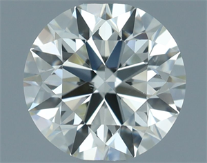 Picture of Natural Diamond 0.80 Carats, Round with Excellent Cut, J Color, VS2 Clarity and Certified by IGI