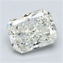 Natural Diamond 3.03 Carats, Radiant with  Cut, K Color, VS1 Clarity and Certified by GIA