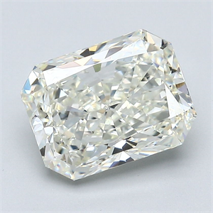 Picture of Natural Diamond 3.03 Carats, Radiant with  Cut, K Color, VS1 Clarity and Certified by GIA