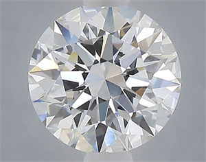 Picture of Lab Grown Diamond 1.09 Carats, Round with Ideal Cut, D Color, VVS2 Clarity and Certified by IGI
