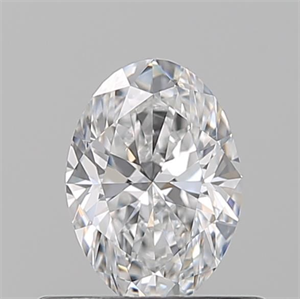 Picture of Natural Diamond 0.50 Carats, Oval with  Cut, D Color, VVS1 Clarity and Certified by GIA