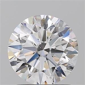 Foto Diamante Natural 1.55 quilates, Redondo , Color F, claridad SI2 y certificado GIA de