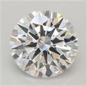 Del inventario de diamantes de laboratorio, 2.83 quilates, Redondo , Color E, claridad VS1 y certificado IGI
