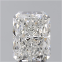 Natural Diamond 2.22 Carats, Radiant with  Cut, G Color, SI1 Clarity and Certified by GIA