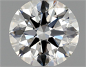 Natural Diamond 0.50 Carats, Round with Excellent Cut, H Color, SI1 Clarity and Certified by GIA