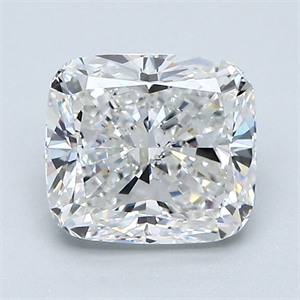 Picture of Natural Diamond 1.57 Carats, Cushion with  Cut, G Color, VS2 Clarity and Certified by GIA