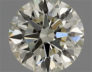 Picture of Natural Diamond 0.54 Carats, Round with Excellent Cut, M Color, VS2 Clarity and Certified by IGI