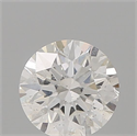 Natural Diamond 0.41 Carats, Round with Excellent Cut, F Color, I1 Clarity and Certified by GIA