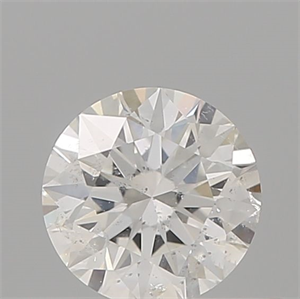 Picture of Natural Diamond 0.41 Carats, Round with Excellent Cut, F Color, I1 Clarity and Certified by GIA
