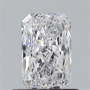 Picture of Natural Diamond 0.70 Carats, Radiant with  Cut, D Color, VS2 Clarity and Certified by GIA