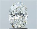 Diamante Natural 1.08 quilates, Ovalado , Color H, claridad VS1 y certificado GIA