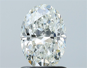 Foto Diamante Natural 1.08 quilates, Ovalado , Color H, claridad VS1 y certificado GIA de