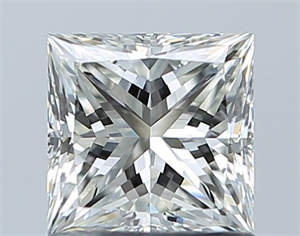 Picture of Natural Diamond 1.00 Carats, Princess with  Cut, H Color, VVS1 Clarity and Certified by IGI