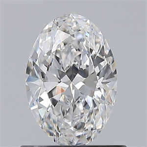 Picture of Natural Diamond 0.70 Carats, Oval with  Cut, D Color, VVS1 Clarity and Certified by GIA