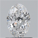 Diamante Natural 0.70 quilates, Ovalado , Color D, claridad VVS1 y certificado GIA
