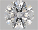 Natural Diamond 2.06 Carats, Round with Excellent Cut, E Color, VVS2 Clarity and Certified by GIA