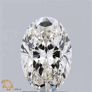 Foto Diamante Natural 1.06 quilates, Ovalado , Color K, claridad VVS2 y certificado GIA de